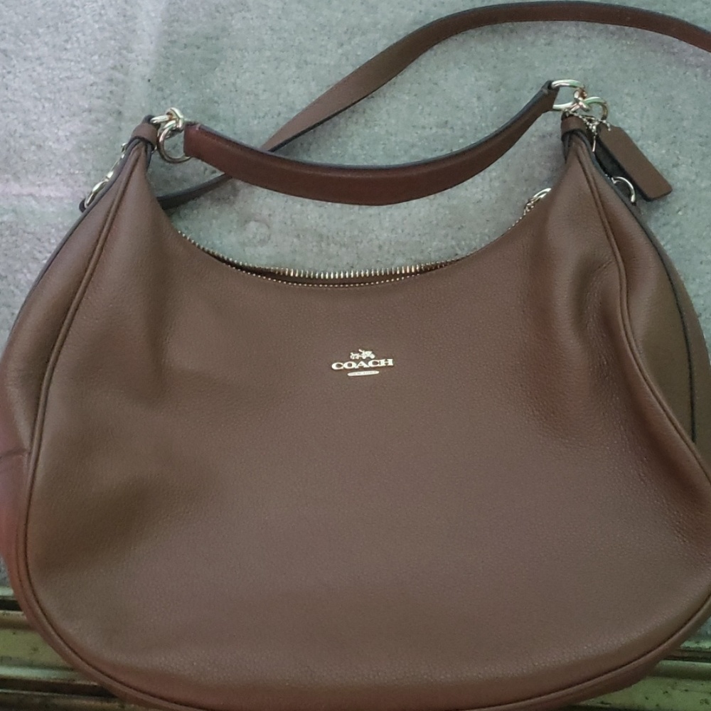 Coach brown bag. NEW, never used